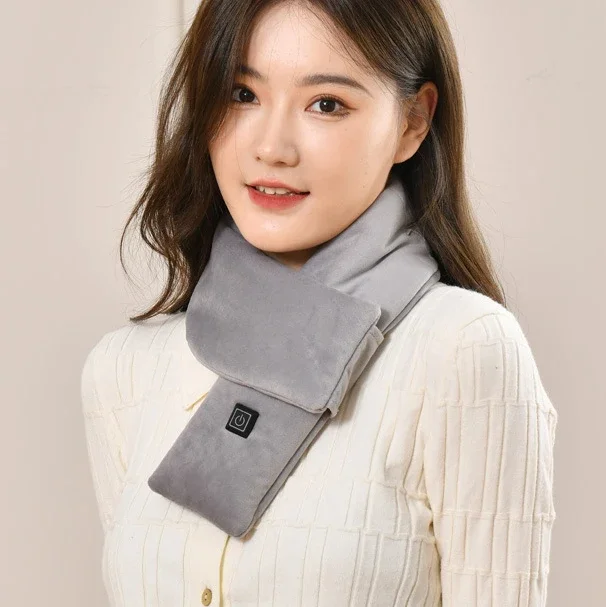 

New Fashion Heated Usb Scarf Waterproof,Usb Heated Winter Scarf New Design,Pink Heated Scarf OEM/ODM Customization