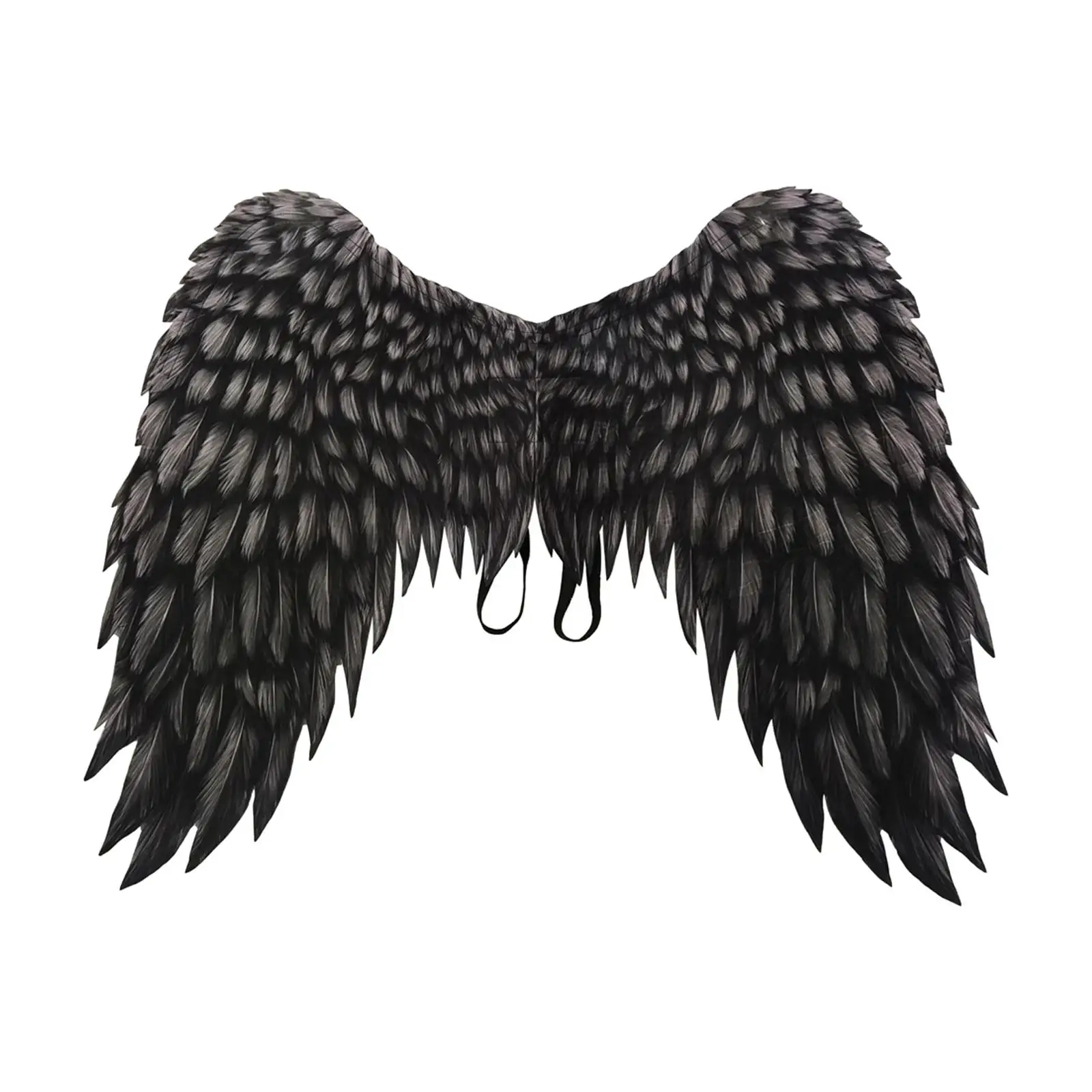 Large Adult Angel Wings Fairy Costume Props Decorative Wings for Party Halloween , Black