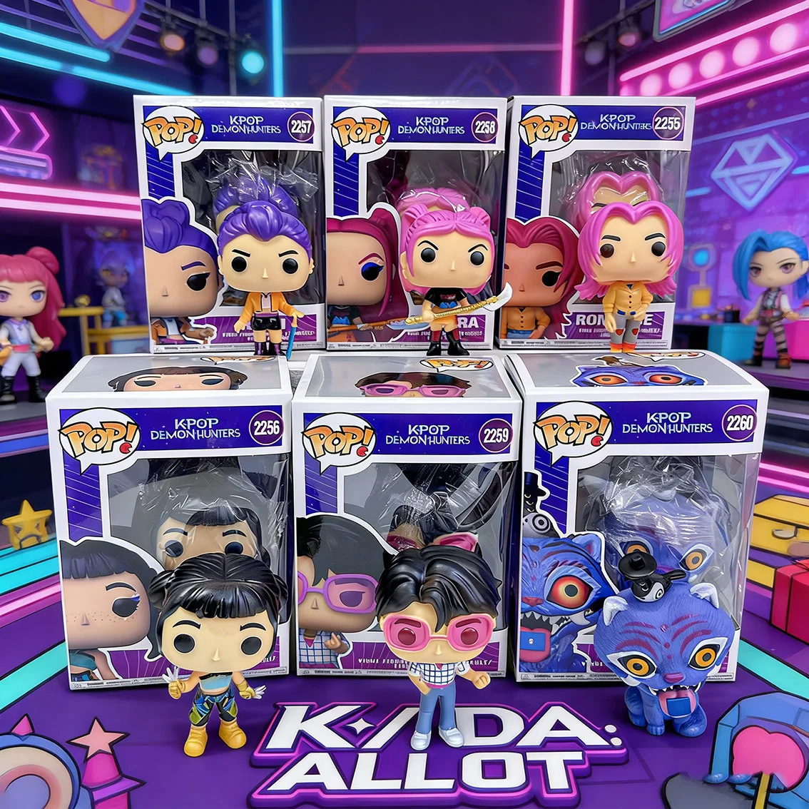 Nuevas y Populares Muñecas de Anime K-Pop Demon Hunter, Funko Pop, Figuras de Personajes Rumi Mira Zoi, Regalos de Cumpleaños, Regalos para Fan Clubs