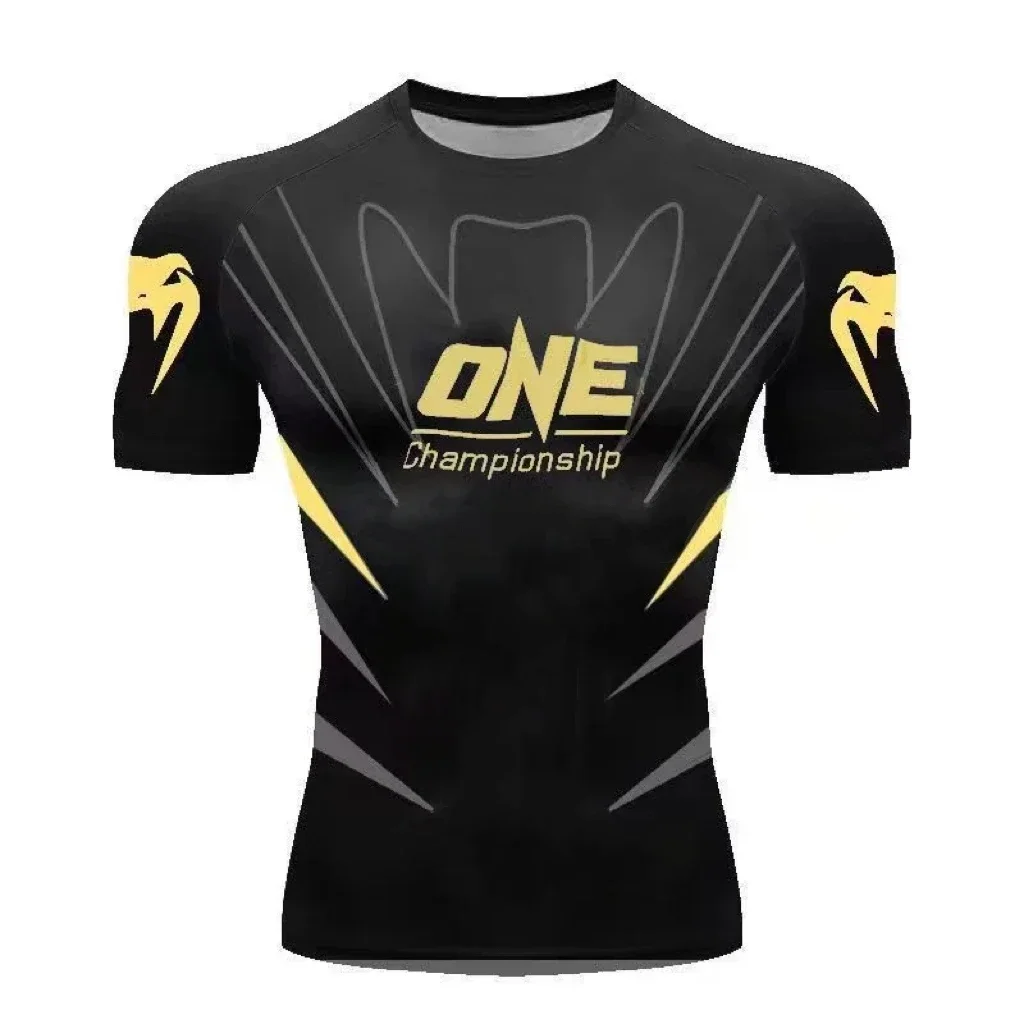 

ONE Combat Training 3D Print Outdoor Extreme Sports Quick Dry Breathable Men Tshirt Parent-child Boy Girl Short-sleeve Adult Top