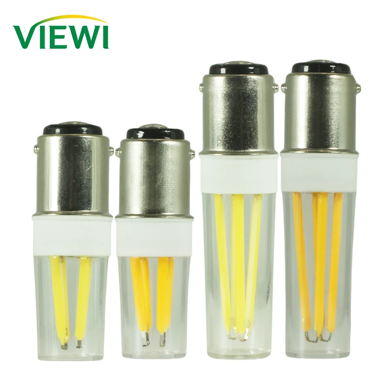 

2pcs Ampolleta LED Filament Light B15 BA15D 220V 2W 3W Dimmable Spotlight for Refrigerator Sewing Lamp Indoor Home Candle Bulb