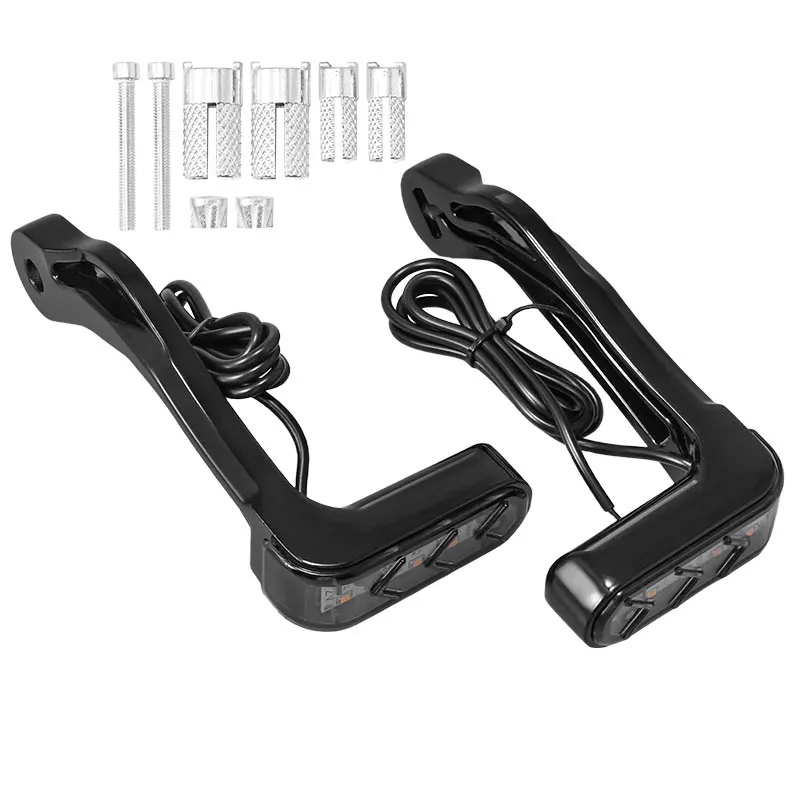 

DUILU Motorcycle Brake Clutch Lever Hand Guard Protector Gear Modification Accessories Universal Motorcycle Accessories With LED