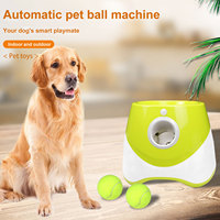 Dog Tennis Launcher Tennis Throwing Pinball Machine Automatic Dogs Chase Toy Pet Fun Interactive Throw Catapult Catapul