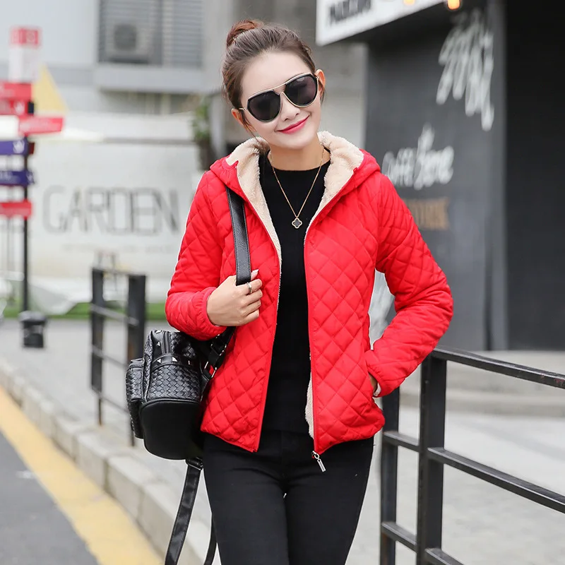 Women's Parkas Coat Casual New Lightweight and Slimming Design Plush Thickened Lamb Hair Regular Women Clothing Autumn Winter