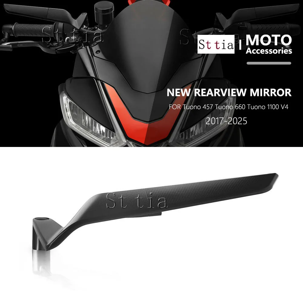 2025 Rear View Mirrors Tuono 660 Factory Tuono 457 Tuono 1100 V4 RR 2017-2024 New Motorcycle Rearview Mirror Side View Mirrors
