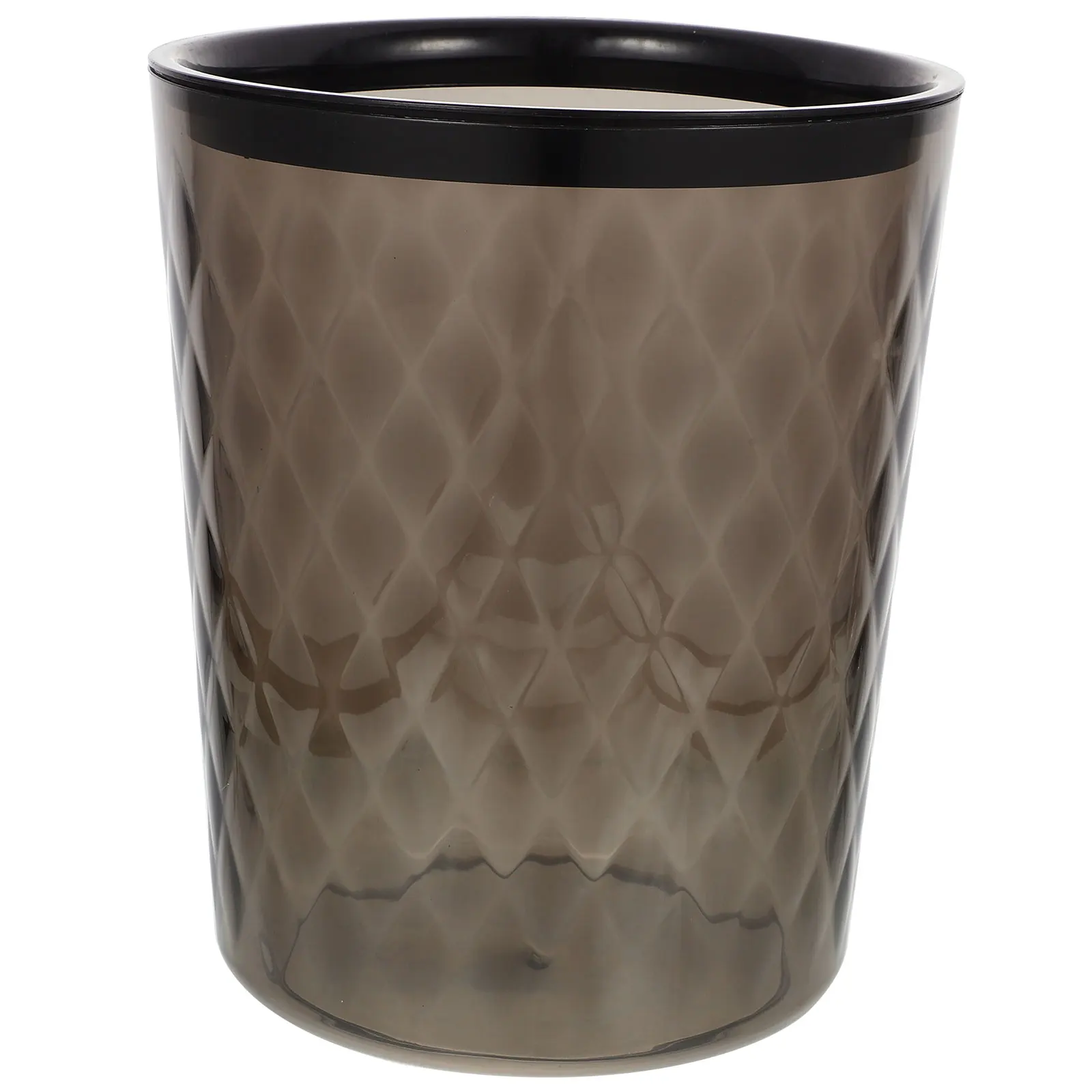 

Transparent Plastic Trash Can Large Size No Lid Waste Bucket for Home Kitchen Bedroom Bathroom Office Household Use