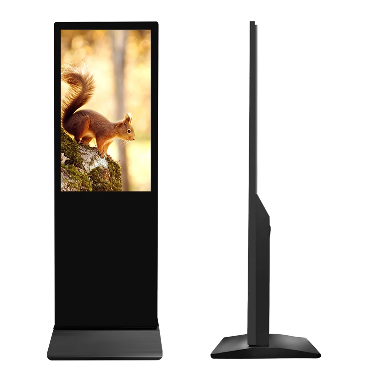 Intelligent 55-Inch Android Ordering Terminal Metal Case Tablet Advertising for Shopping Malls 2.5mm Pixel Pitch Indoor Graphics