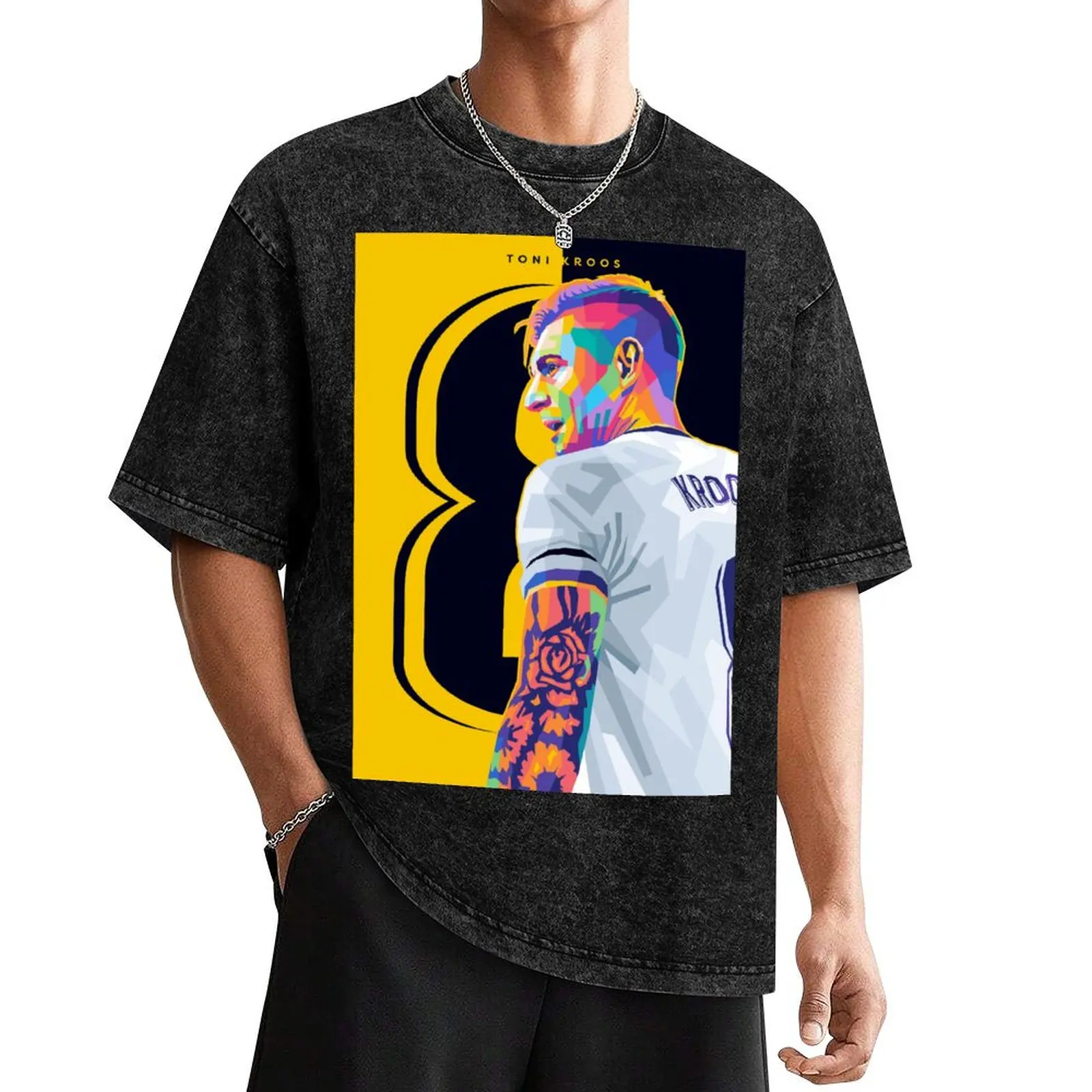 

Toni Kroos Wpap pop Art T-Shirt tops animal prinfor boys aesthetic clothes luxury clothes men