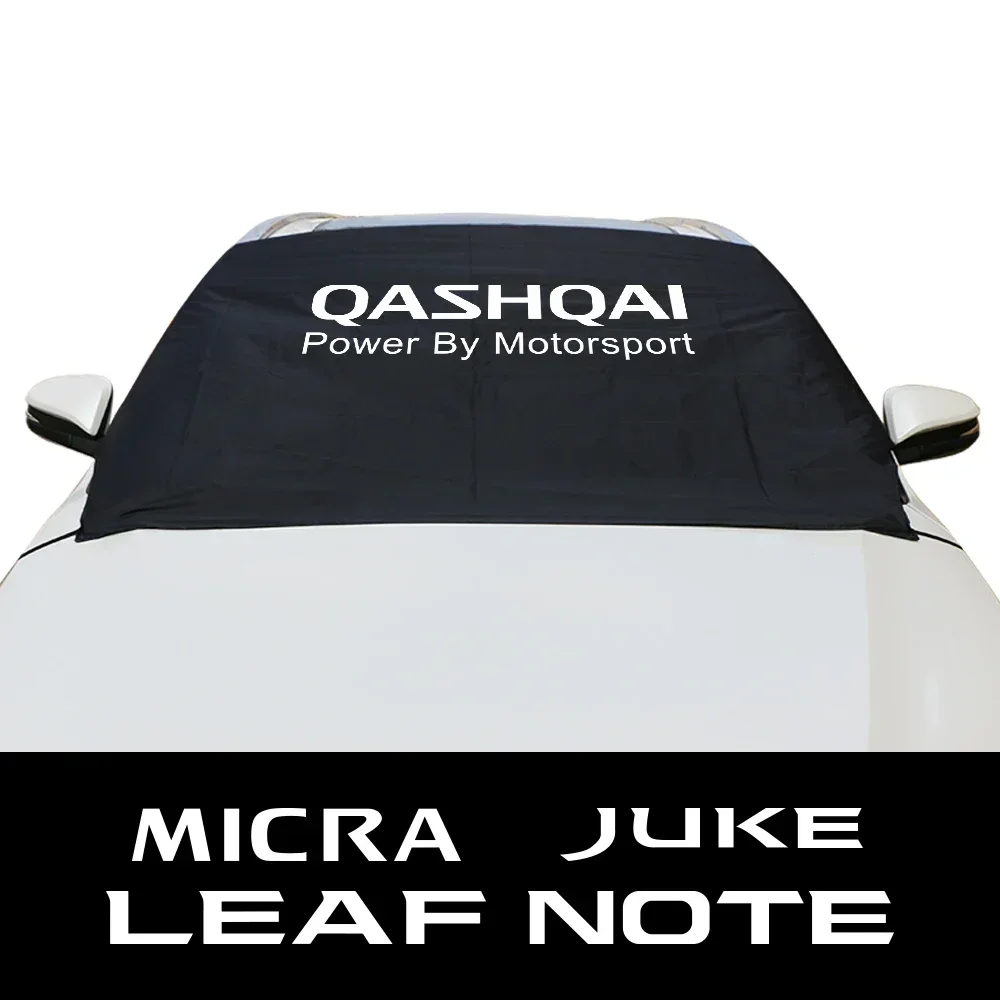 For Nissan Juke Leaf Micra Qashqai Maxima Murano Note Patrol Rogue Sentra Sylphy Car Windshield Snow Block Covers Accessories view 2