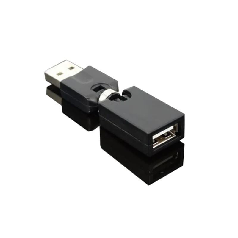 

1/5/10PCS Flexible Swivel Twist Angle 360 Degree Rotating USB 2.0 Adapter Converter GK99
