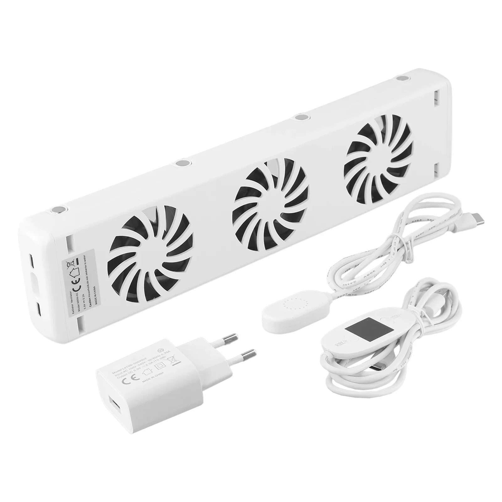 Smart Radiator Fans Booster Extension Set Ventilator Fan EU Standard 5V Home Radiator Magnetic Smart Cooling-Fan Fireplace Fan