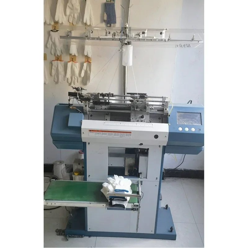 Five-finger cotton yarn high-speed labor insurance knitting glove machine, computer automatic high-speed glove machine