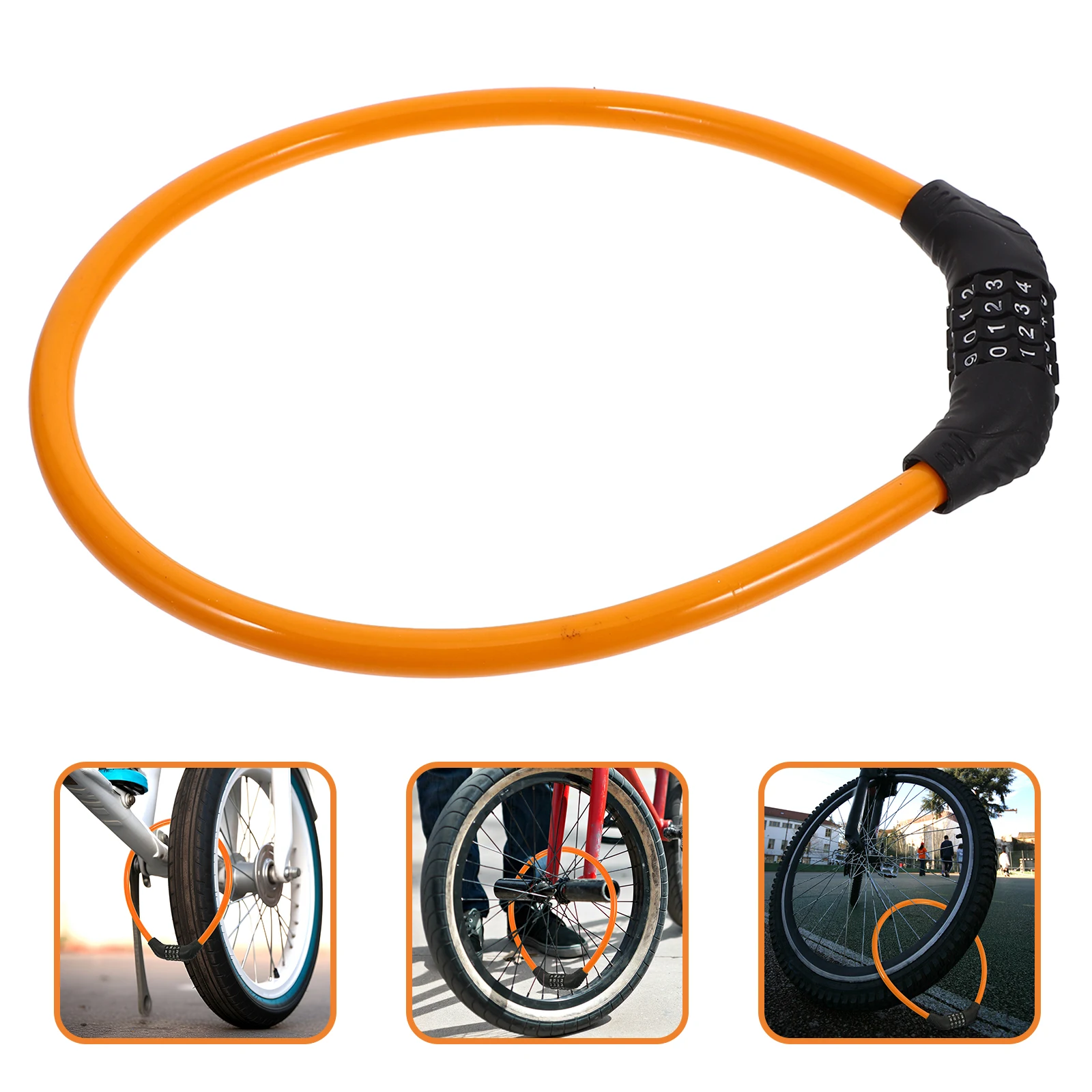 

Sturdy Chain Bicycle Multi-Function Security Cable For Mountain Motorcycle Anti-Theft Bike Chain Durable Steel Abs Key Lock