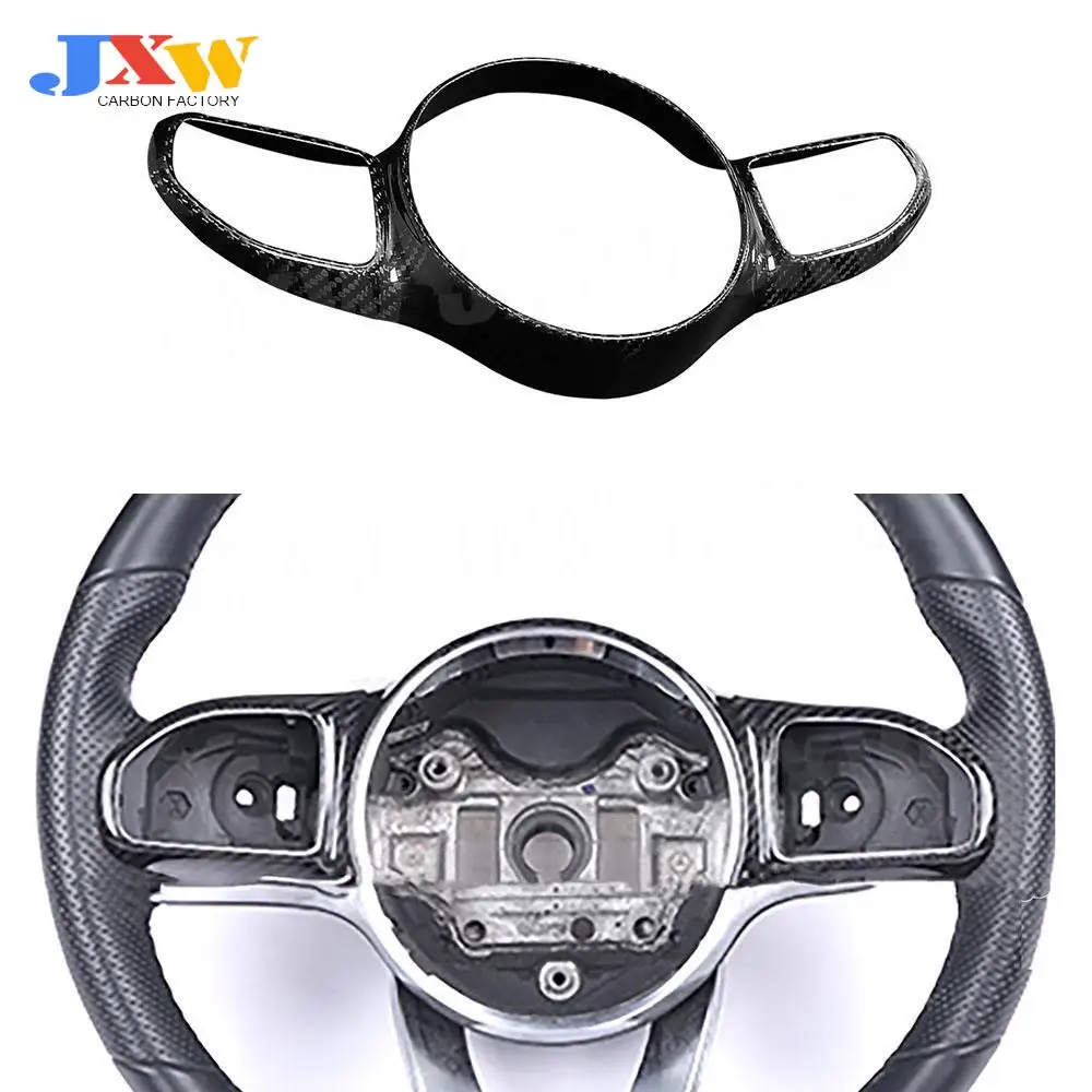 Carbon Fiber Steer Wheel Button Frame Central Control Sticker for Mercedes Benz CLA A Class W118 CLA200 260 A180 AMG 2020+