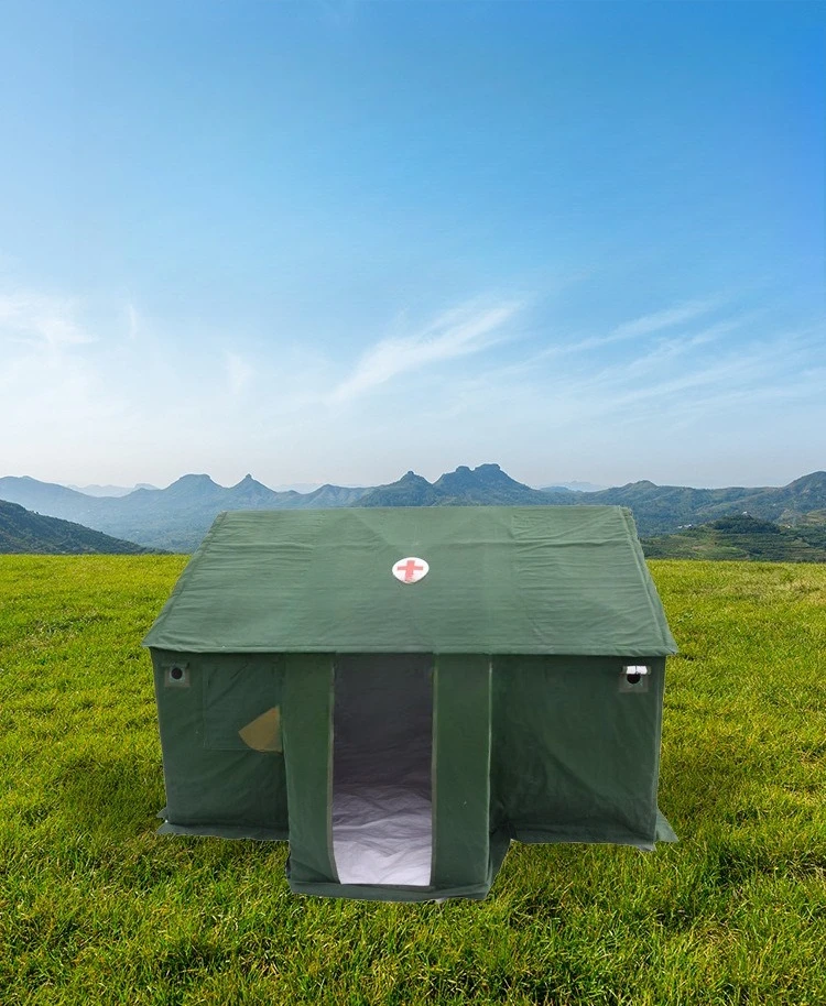 Outdoor three-layer camping storage storage sun protection Oxford cloth 95 sanitary tent 4-6 people tent