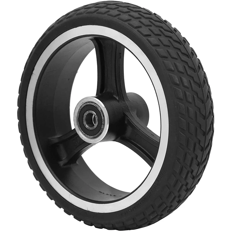 

Electric Scooter Tire,6.5Inch Anti‑Skid Solid Tire Electric Scooter Wheel Electric Scooter Tire Replacement Accessory