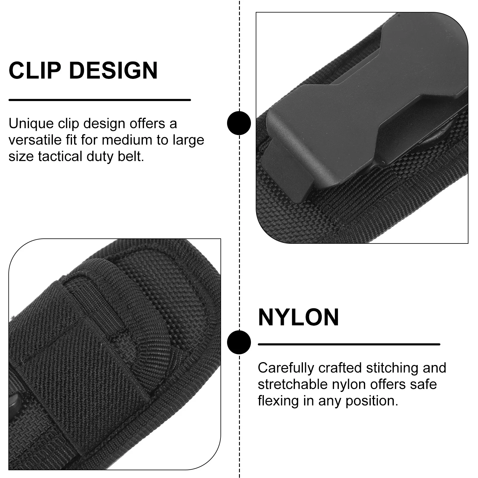 

1 шт., чехол на ремень для фонарика, поворотный на 360 градусов зажим, портативный фонарик, чехол для переноски, охотничий инструмент безопасности, чехол для фонарика