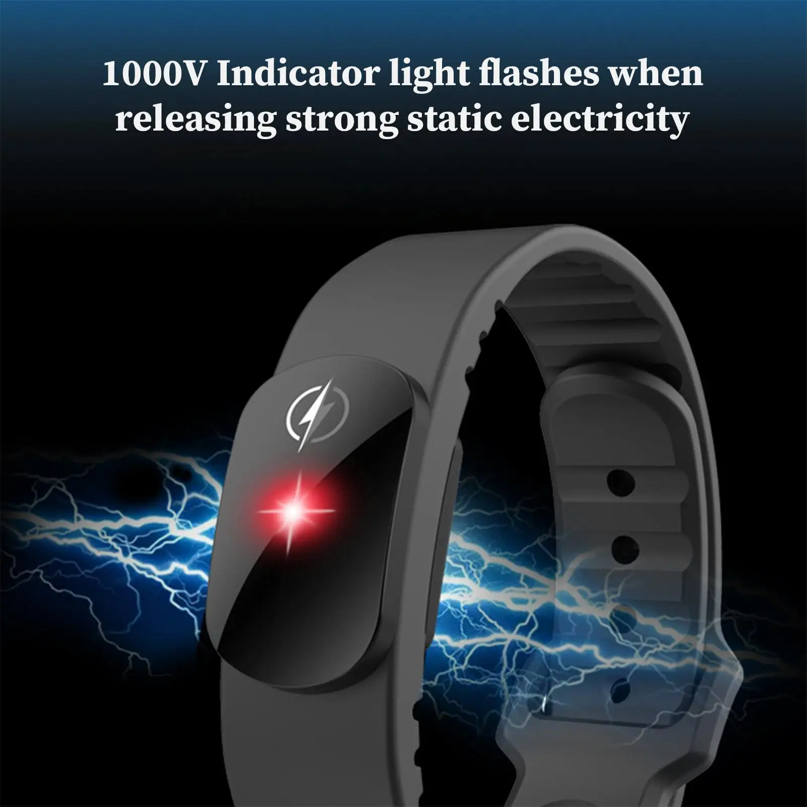 مكافحة ساكنة حزام المعصم مكافحة ساكنة للجنسين التوازن شريط للرسغ الشتاء إزالة كهرباء حزام التأريض للبالغين النساء الرجال