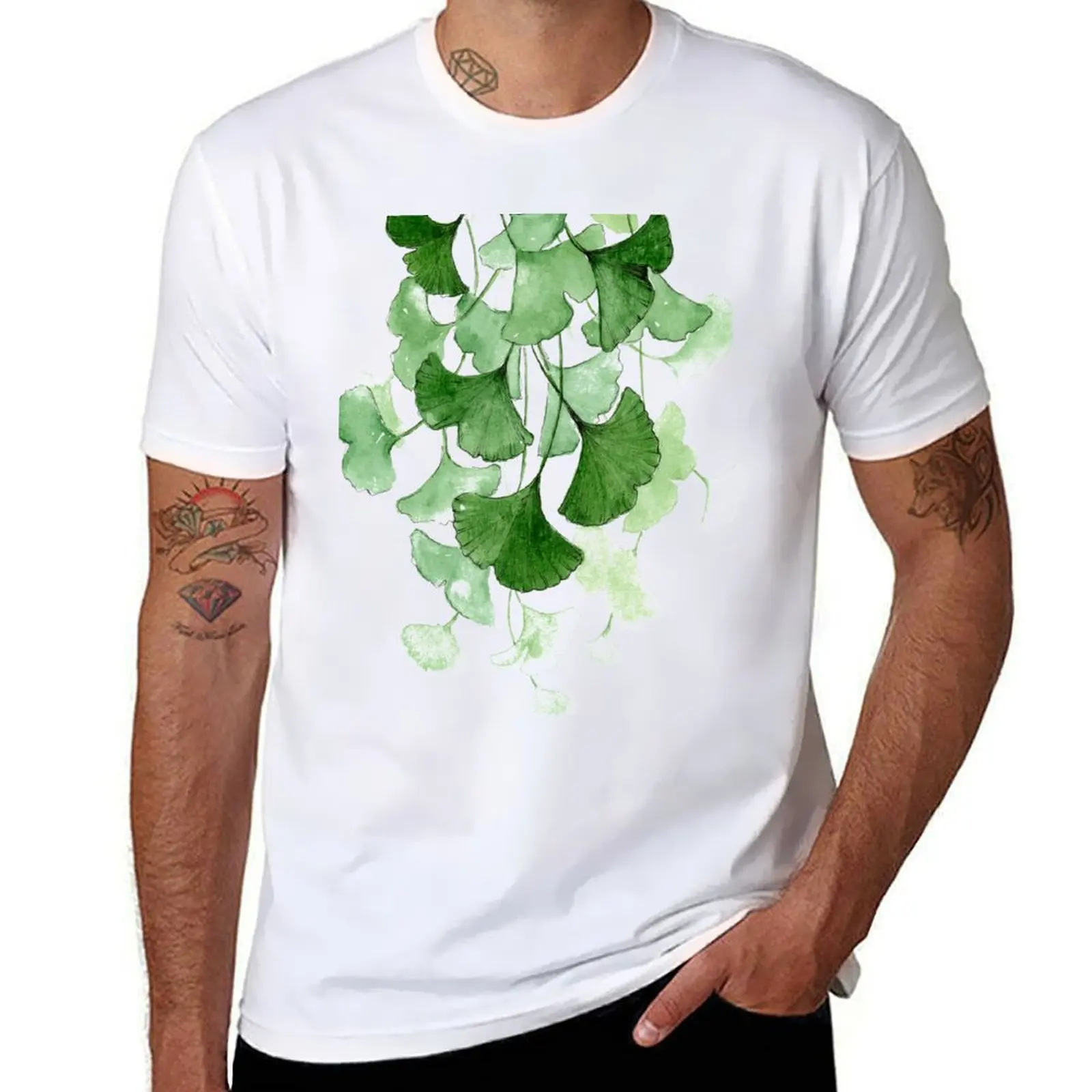 

Ginkgo biloba (Maidenhair tree) T-Shirt t shirt man casual man t shirt summer T-Shirt
