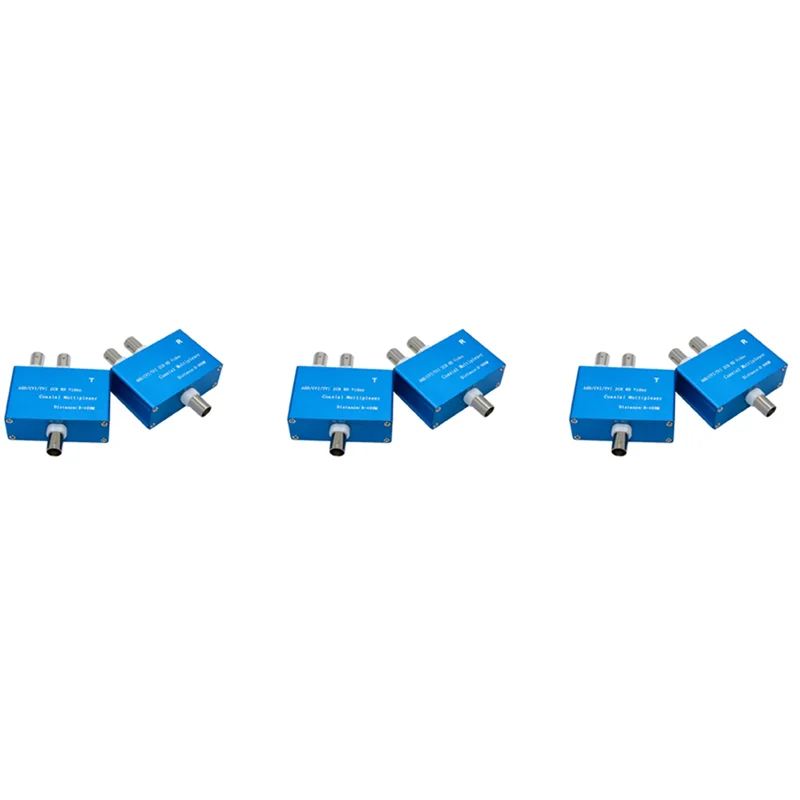 AS95-3X 1080P AHD/CVI/TVI / 2CH HD Video Coaxial Multiplexer (2 Channel Video In One Coaxial Cable Transmission)