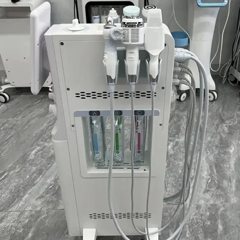 Máquina de rejuvenecimiento de la piel con oxígeno y agua, limpieza profunda, dermoabrasión, agua Facial, Peeling acuático, equipo de belleza, 2025