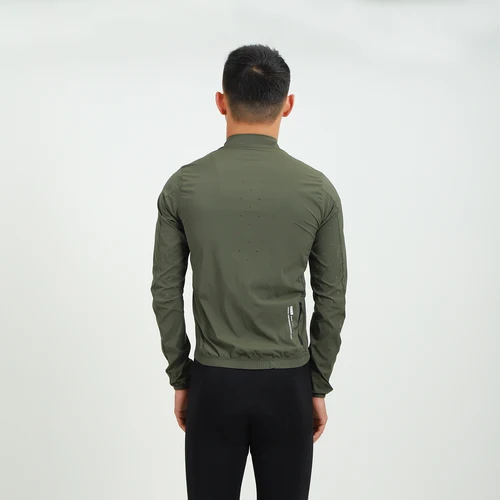 Imagen 2 del producto SPEXCEL PERFORMANCE nueva temporada chaqueta de ciclismo súper ligera a prueba de viento chaqueta de viento de bicicleta tela elástica con bolsillo con cremallera