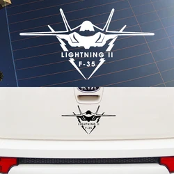 F35 Fighter Design Car Window Reflective Sticker Waterproof Car Bumper Decor Vinyl Decal