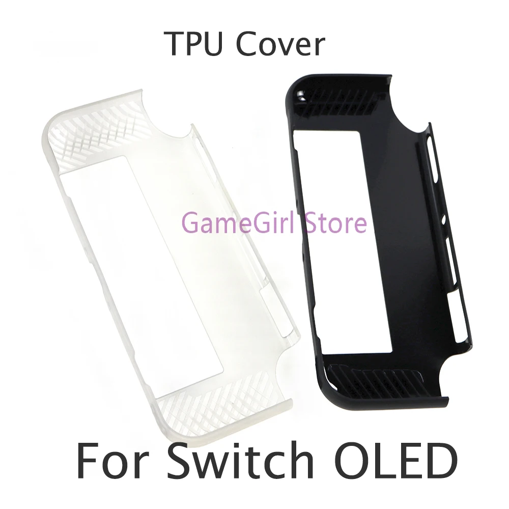 10pcs For Nintendo Switch OLED Game Console Shockproof TPU Silicone Cover Housing Shell Protective Case