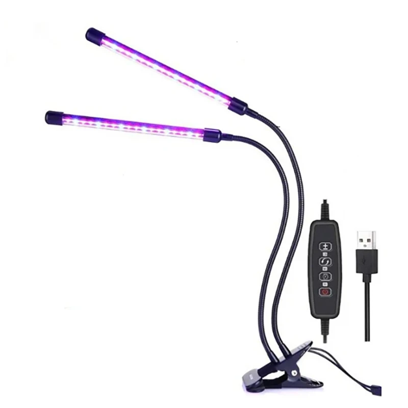 Imagem -03 - Fitolampy-full Spectrum Led Grow Light Usb e Suporte para Planta de Interior Flor e Mudas Tenda Veg Phyto Lamp 5v