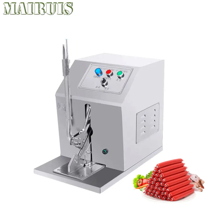 Automatic Induction Sausage Clipper Machine U-Shaped Sausage Edible Ham Sausage Tying Sealing Buckle Machine