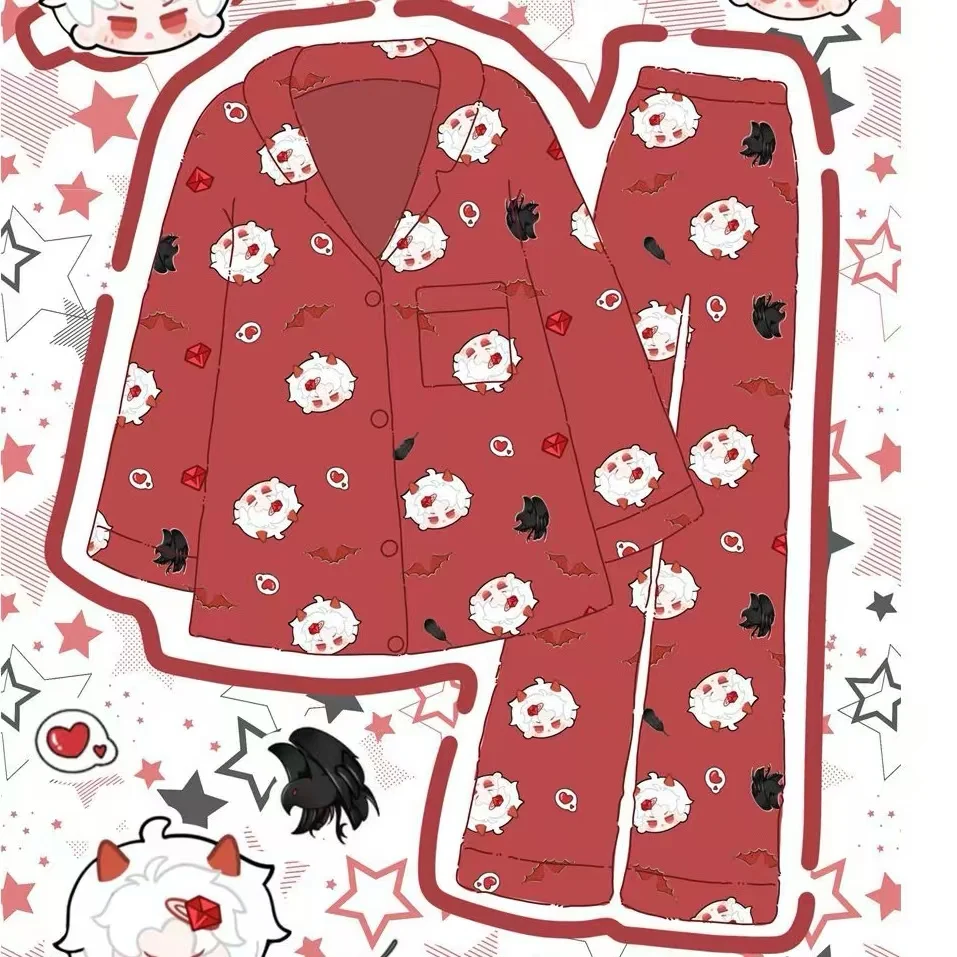 ألعاب ثانوية جديدة من Love and Deepspace Sylus حول بيجامات كرتونية مخصصة ومبتكرة بأكمام طويلة تناسب ملابس المنزل