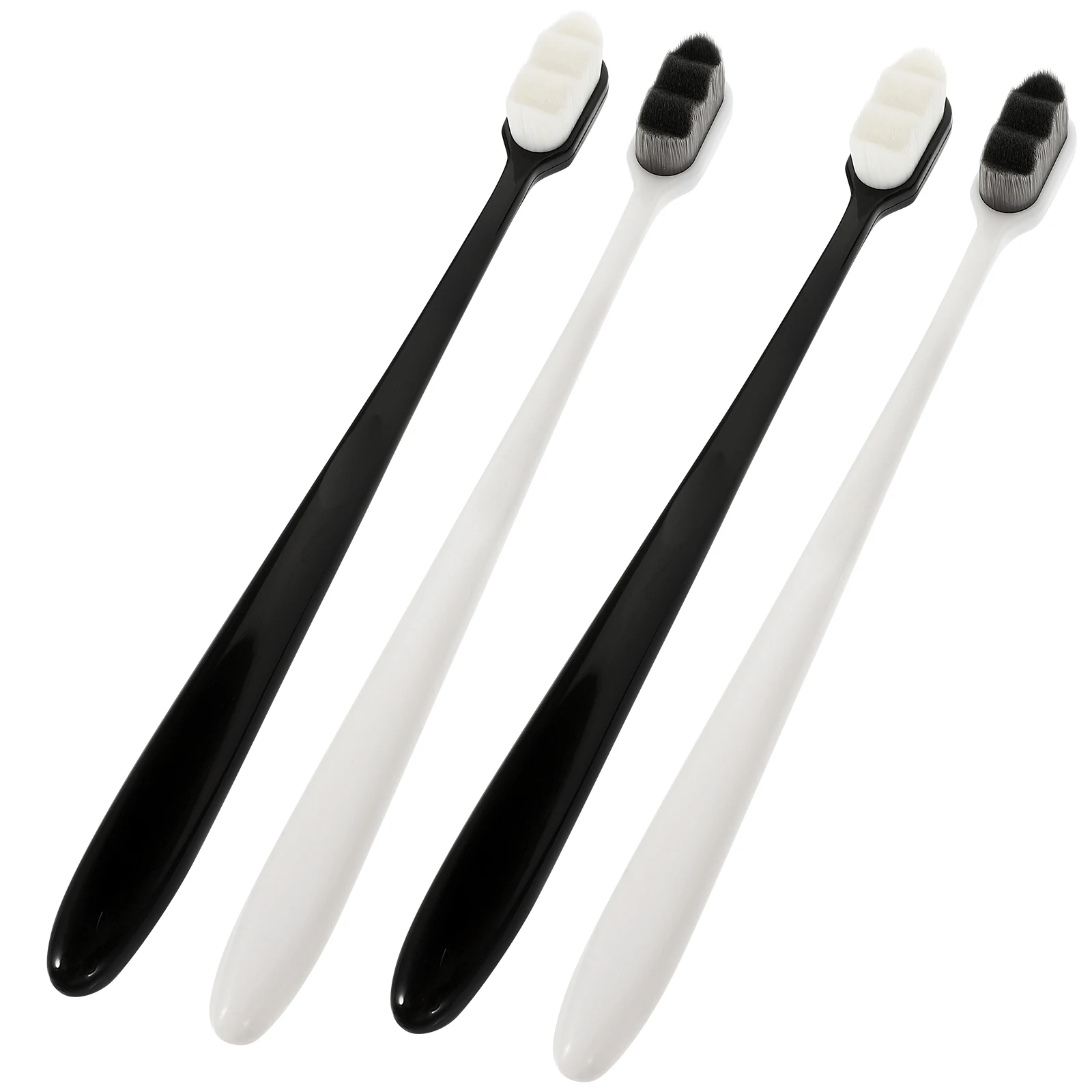 

4Pcs Maternal Toothbrush Wave Soft Bristles Deep Clean Plaque Without Enamel Damage Postpartum Oral Care Portable Adults Dental