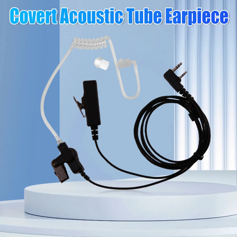 In-Ear Headset Air Tube  Earphones Professional Audio-Visual Single Earphone with Ear Plug for Android
