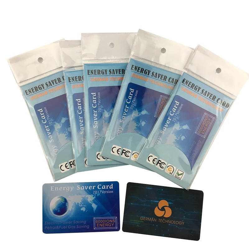 CAMAZ Energy Saver card with 6500ions and manual packageEMF Protection