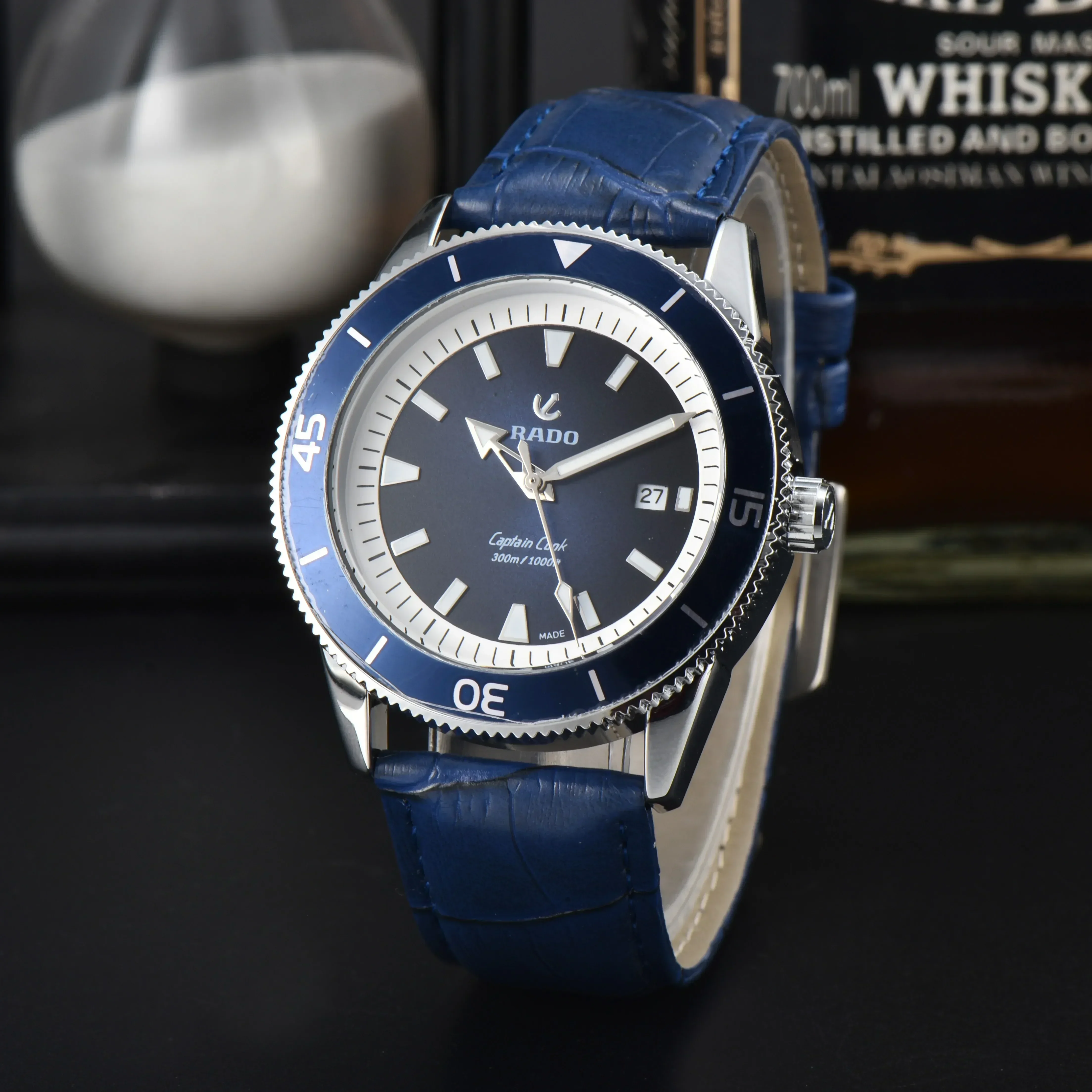 Часы ведущей марки Rado мужские, модные роскошные простые наручные, деловые полностью стальные спортивные, AAA
