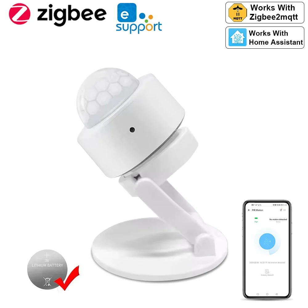 EWelink Zigbee 3.0 Smart Pir Motion Sensor Movement Human Body Infrared Detector Security Alarm Sensor Works With Home Assistant