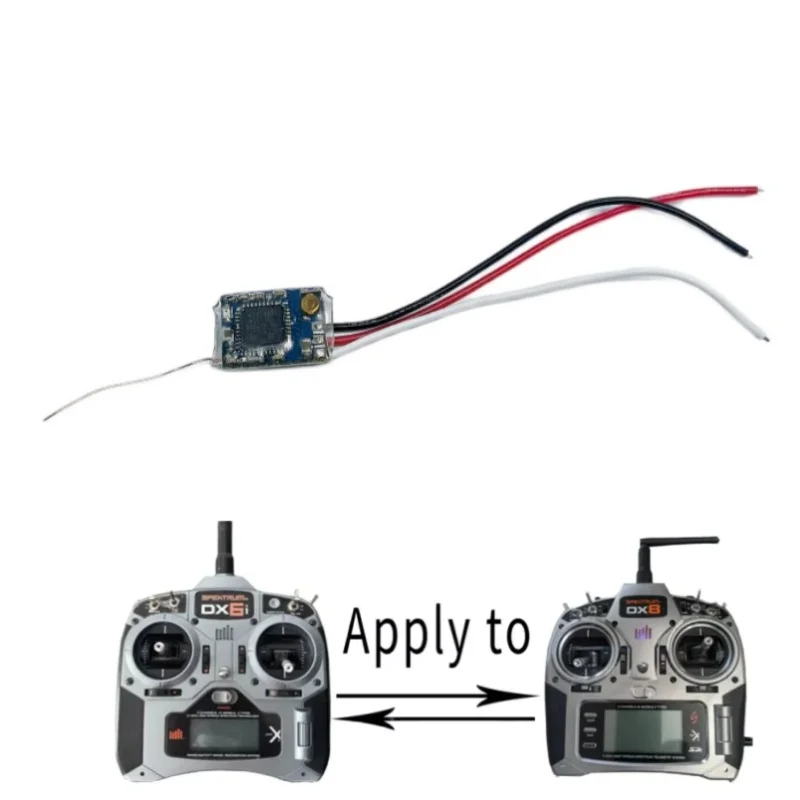 Odbiornik Spektrum DSMX DSM2 Mini S801S 8CH 2.4G Wyjście SBUS Ultralekki 0.6g do FPV Racing Drone Micro Quadcopter RC Samolot — zdjęcie 3