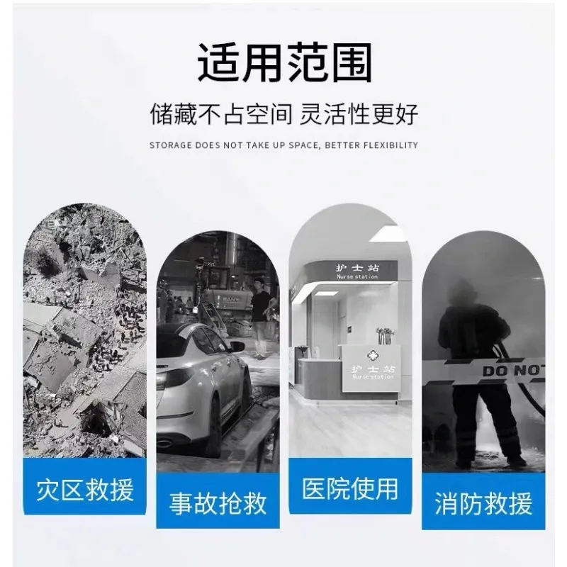 Automatic boarding stretcher ambulance household stainless steel aluminum alloy stretcher bed stretcher hospital stretcher car