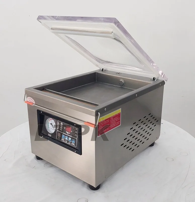DZ260 semi-automatic desktop small single chamber vacuum sealing packaging machine