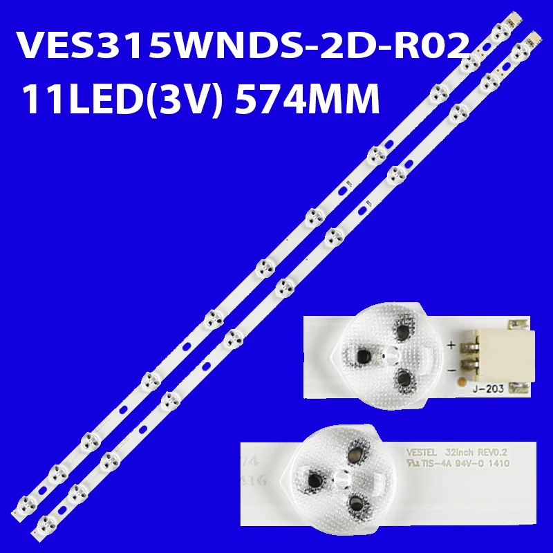 

10pcs LED 32" NDV 17DLB32NER1 SVV315A39 32D3753DB 32D1334DB VES315WNDL-01 VES315WNDS-2D-R02 VES315WNDA-01 JL.D320B1235-078CS-C