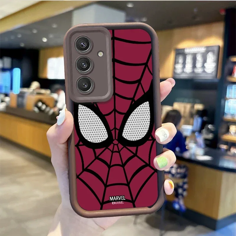 Marvel Spider-Man Cartoon Phone Case For Samsung Galaxy A35 A34 A33 A32 5G A31 A30 A24 A23 A22 A13 A12 A05 Phone Dustproof Case