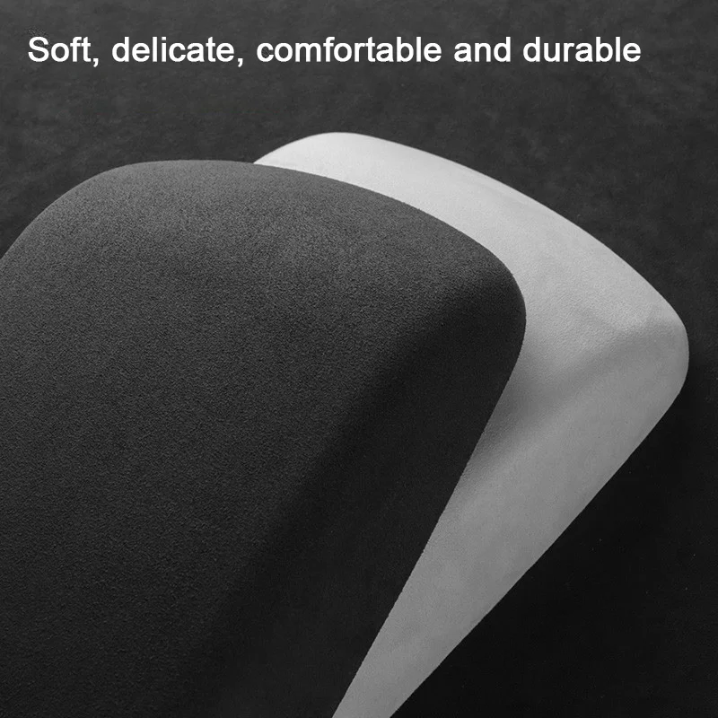 ل Volkswagen vw ID4 CROZZ ID.4 الجلد المدبوغ تراكبات سيارة مركز وحدة التحكم كأس الماء حامل لوحة غطاء مسند الذراع غطاء صندوق غطاء الكسوة قذيفة #5