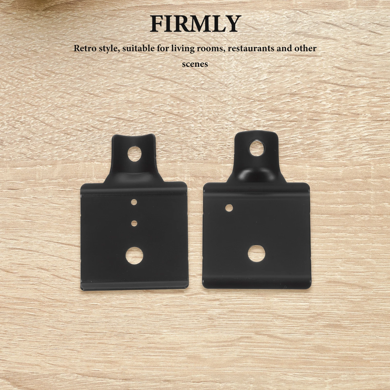 

2pcs Ceiling Accessories Mounting Bracket Universal Base Gasket Replacement Iron Design Smooth for Stable