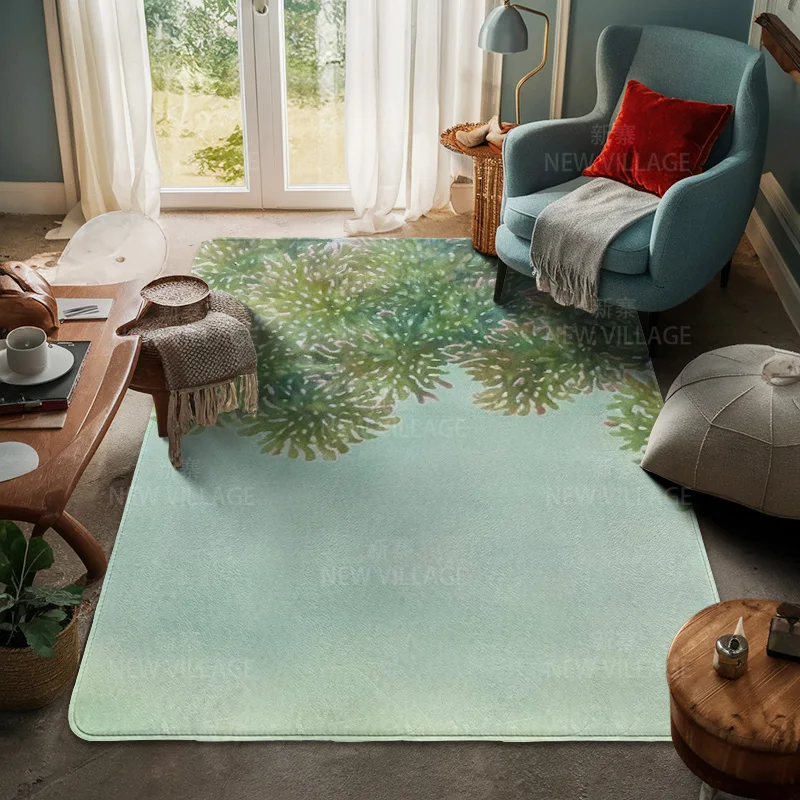 

Nordic Line Drawing Plant Flower Door Mat Home Non-slip Floor Mat Living Room Bedroom Cafe Room Decorative Floor Mat