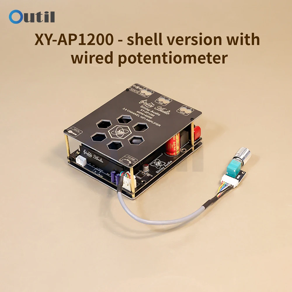XY-AP1200 DC 19-51V 10A Pure Post Amplifier Board 600W+600W Dual