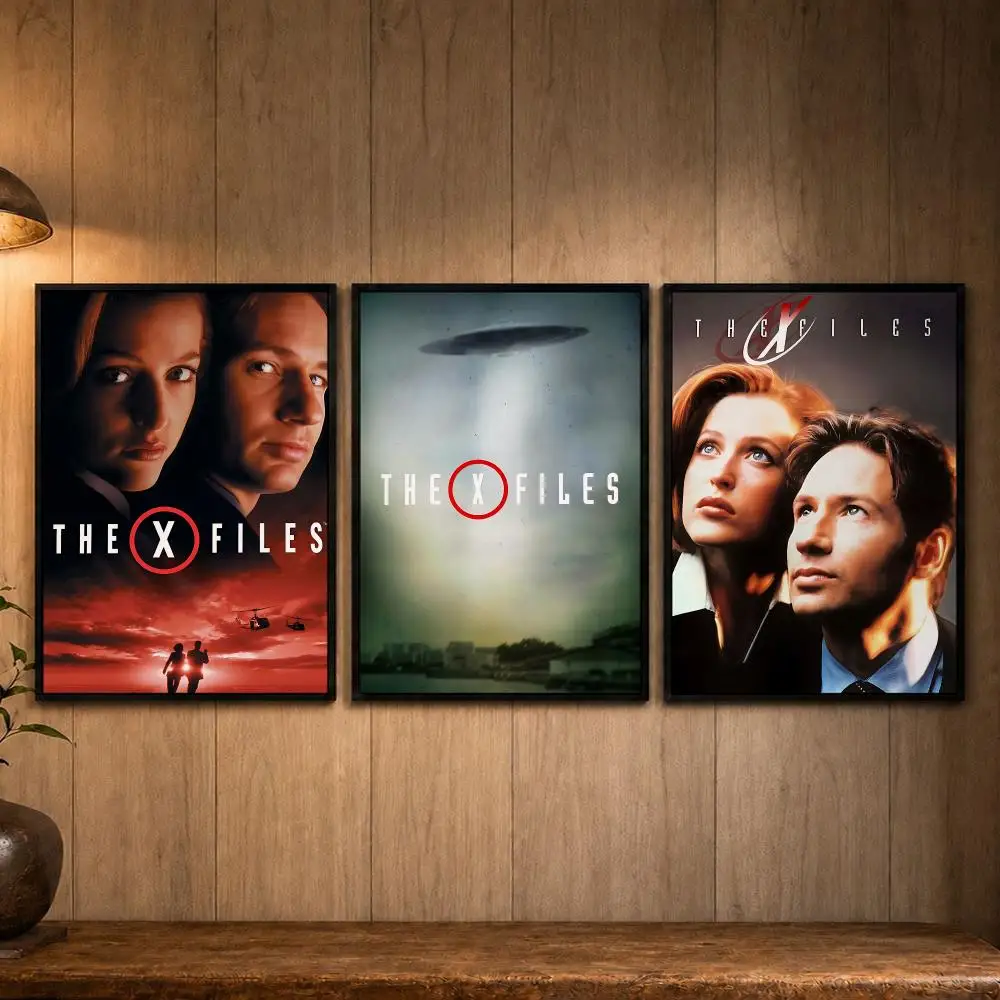 Trending Series T-The X-FilesS Poster Self-adhesive Art Poster Decoracion Painting Wall Art White Kraft Paper Home Decor