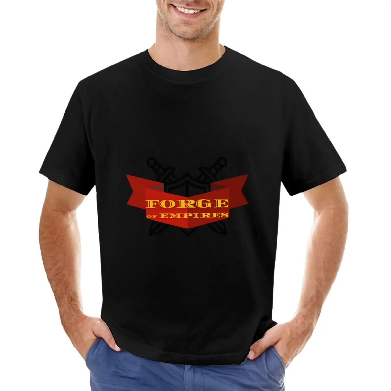 The Forge of Empires T-Shirt vintage clothes shirts graphic tees Aesthetic clothing Men's t-shirt