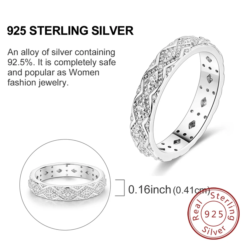 Women's 925 Sterling Silver Firefly Rose Ring