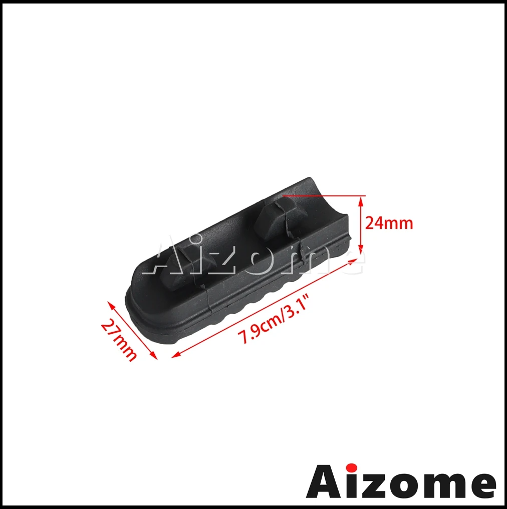 Motorcycle Front Foot Rests Covers Peg Plate Footrest Rubber For BMW R1200GS LC R1250GS R1200 GS F750GS F850GS F750 GS F850 GS