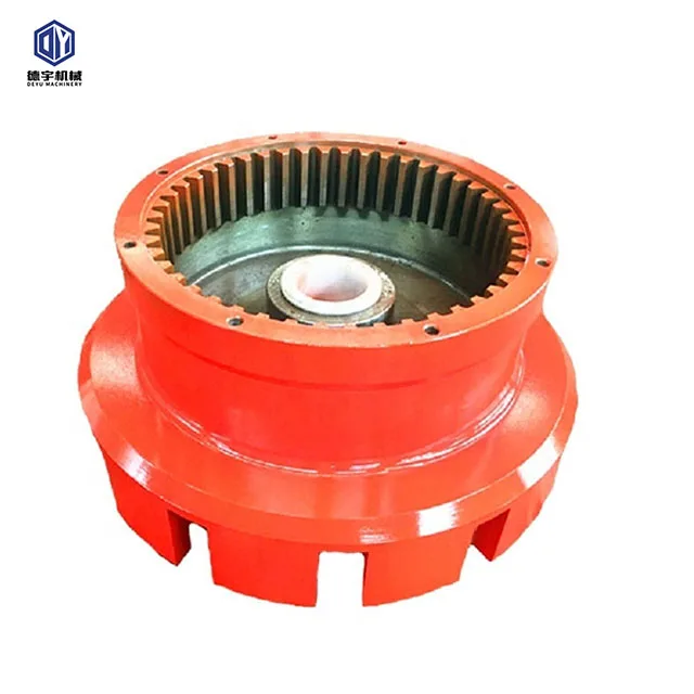 Heavy Excavator Transmission Connection Parts Steel 35 Large Casting Gear Shaft Half Coupling